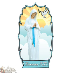Sticker Vierge des Pauvres de Banneux N.D - 2 - statique fenêtre