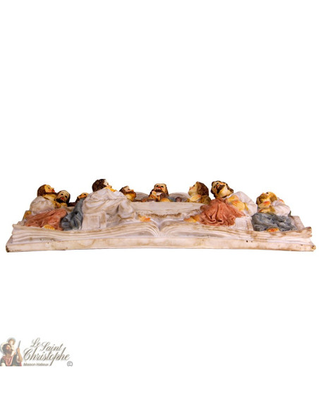 Book-shaped frame of the last supper