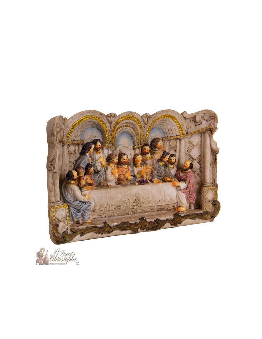 Archshaped frame of the last supper