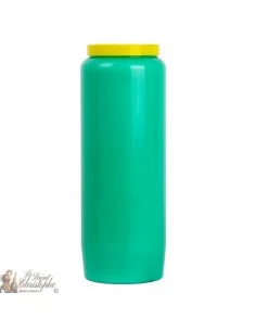 Bougie de neuvaine verte