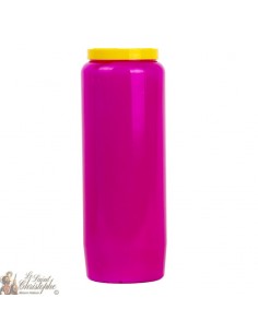 Candle purple novena