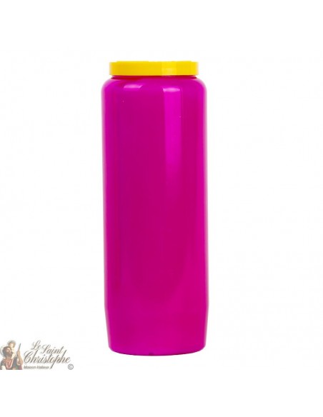 Candle purple novena