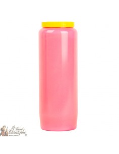 Vela rosa de la novena