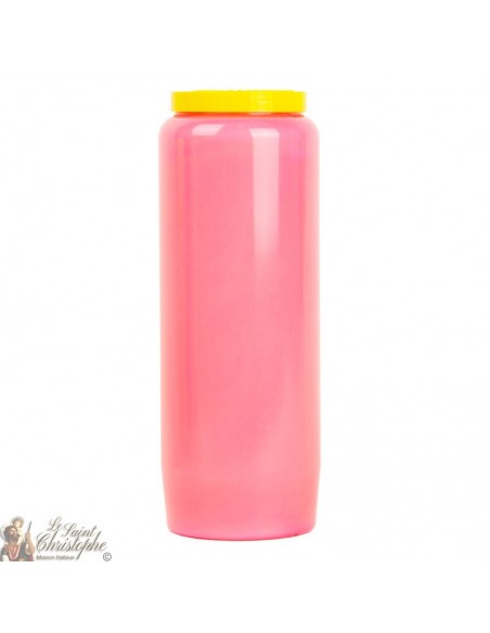 Candela di novena rosa