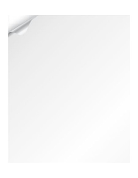 Stickers personnalisables Vinyle Blanc - 3 x 5 cm