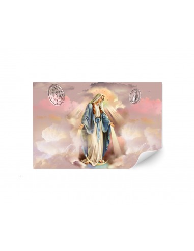 Customizable stickers White Vinyl - 3 x 5 cm