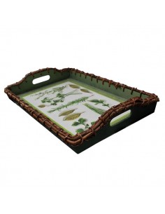 Plateau de service décoré style cottage