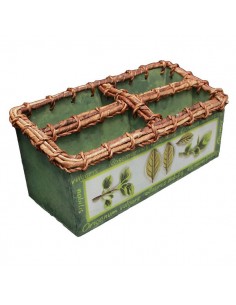 Boite rangement décoré style cottage pour serviettes de table