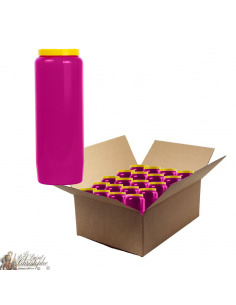Purple novena candle - cardboard box 20 pieces