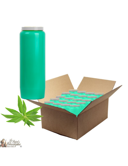 Verbena scented novena candles - box of 20 pieces