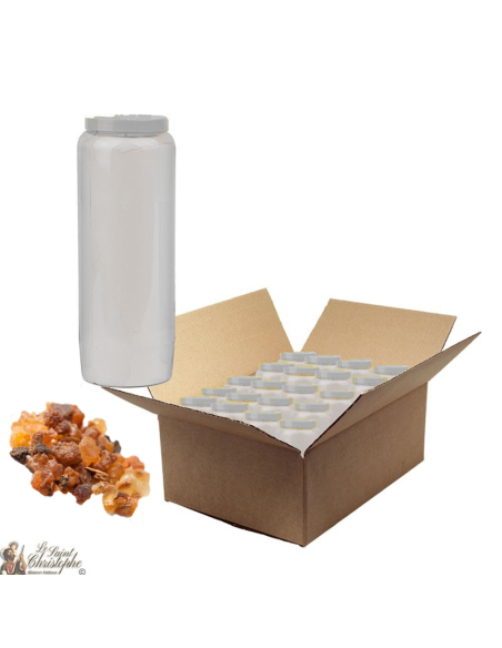 Novena candles perfumed with myrrh - box of 20 pieces