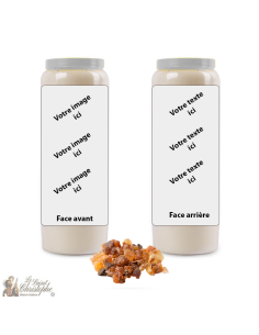 Sage fragrance novena candle - customizable