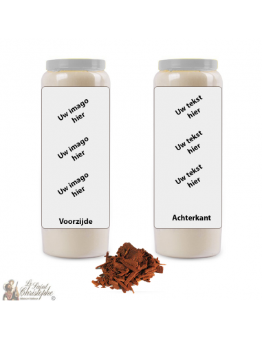 Kerze von Novene Duft Sandelholz Duft - individuell gestaltbar