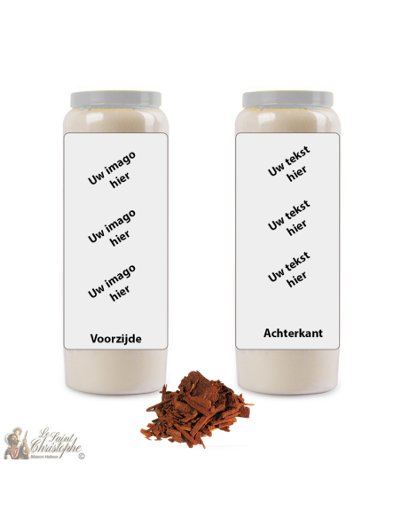 Kerze von Novene Duft Sandelholz Duft - individuell gestaltbar