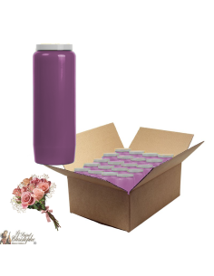 Bougies de neuvaine parfumée Bouquet fleuris - carton 20 pièces