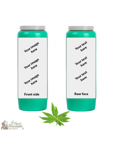 Vela de novena con perfume de Verbena - personalizable