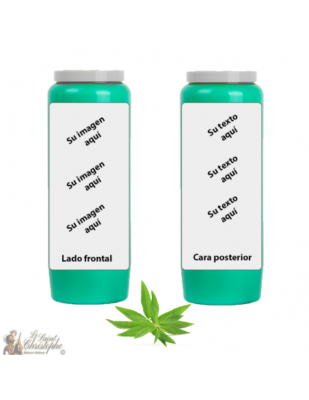 Verbena profumo novena candela novena - personalizzabile