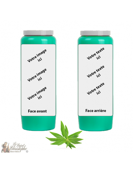 Verbena perfume novena candle - customizable