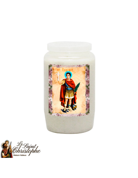 Candlelight at Saint Expedit combustion 2 days and a half