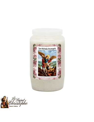 Kaarslicht bij de heilige Michaël verbranding 2 en een halve dag