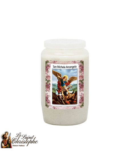 Kaarslicht bij de heilige Michaël verbranding 2 en een halve dag