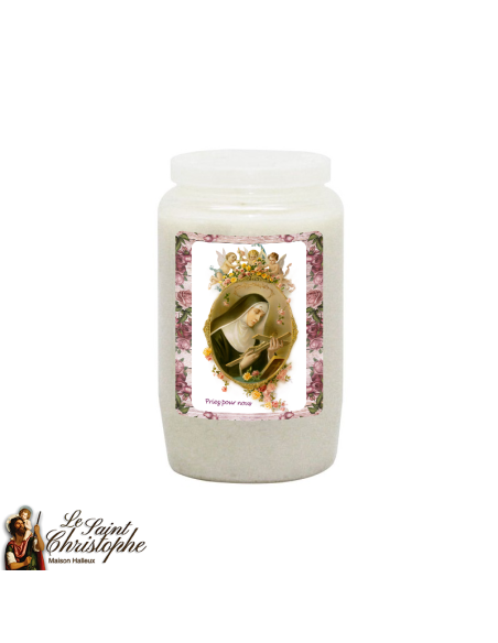 Kerze zur heiligen Rita Verbrennung 2 1/2 Tage