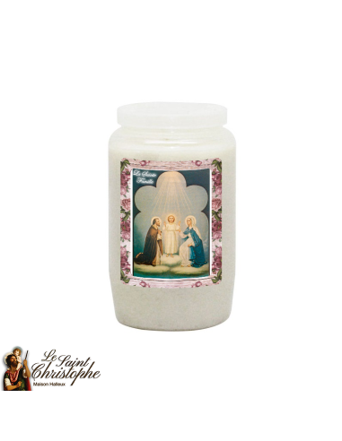 Candlelight at Holy Family Burning 2 and a half days