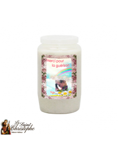 Candle thank you for a healing combustion 2 days and a half