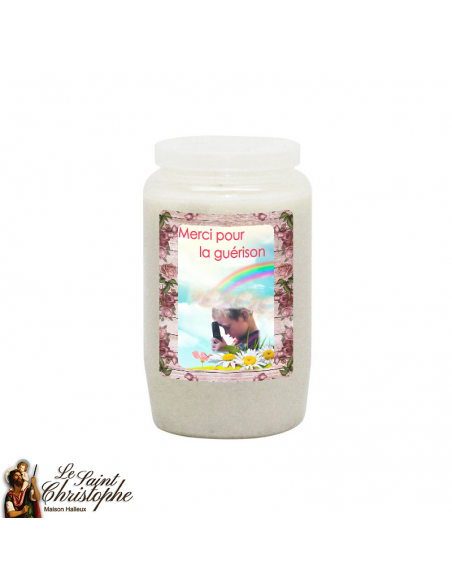 Candle thank you for a healing combustion 2 days and a half