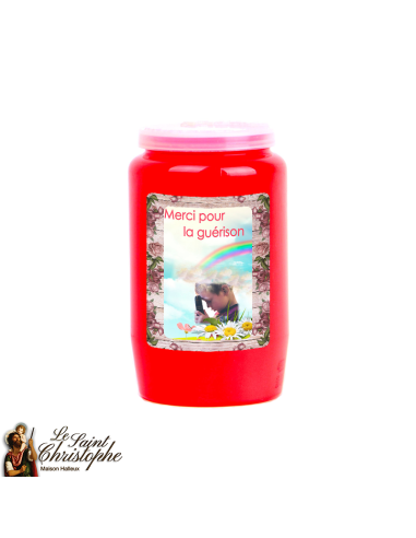 Candle thank you for a healing combustion 2 days and a half