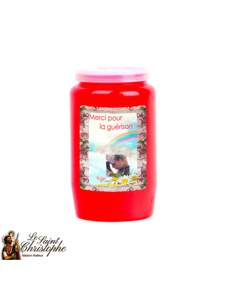 Candle thank you for a healing combustion 2 days and a half