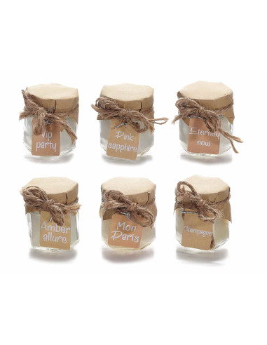 Mermelada de tarro de velas perfumadas personalizable