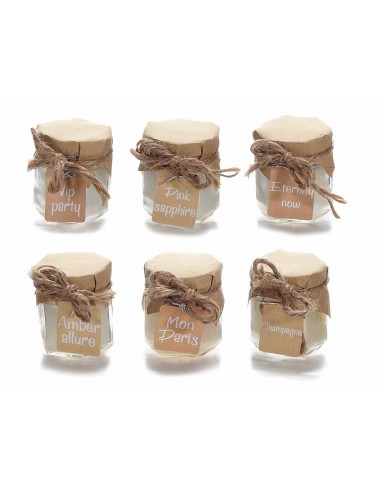 Scented candle jar jam customizable