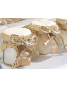 Duftendes Kerzenglas Marmelade anpassbar