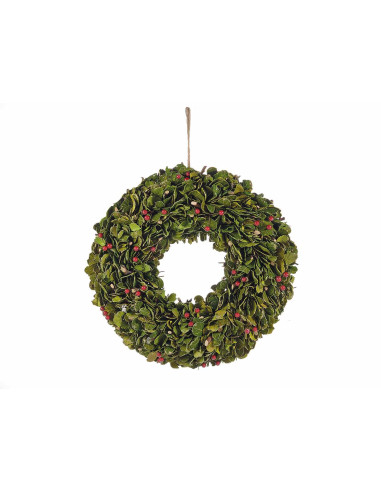 Couronne de Noël avec baies décorative - 42 cm