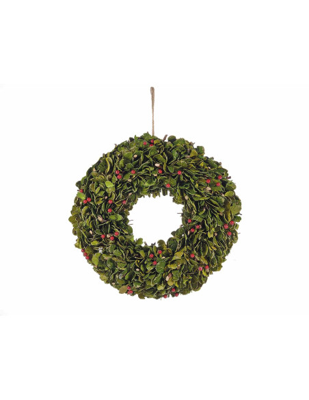 Couronne de Noël avec baies décorative - 42 cm