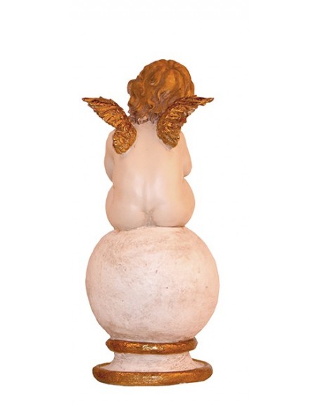 Anges set de 2 pièces , anges coloré avec dorure 