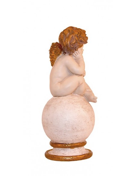 Anges set de 2 pièces , anges coloré avec dorure 