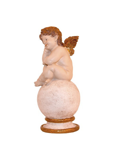 Angels set of 2 pcs, coloured angels with gilding 