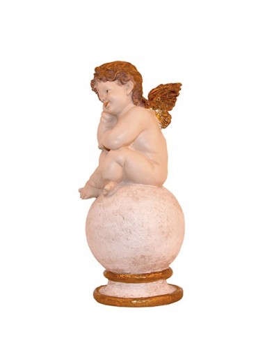 Anges set de 2 pièces , anges coloré avec dorure 