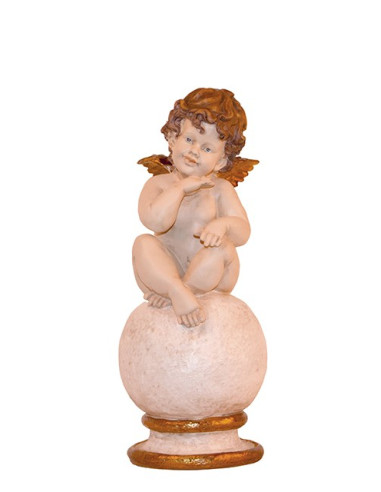Anges set de 2 pièces , anges coloré avec dorure 