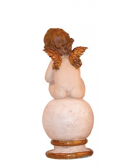 Anges set de 2 pièces , anges coloré avec dorure 