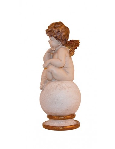 Anges set de 2 pièces , anges coloré avec dorure 