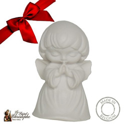 Kleine beschermengel in albast - geschenkbeeldje in albasten - engeltje