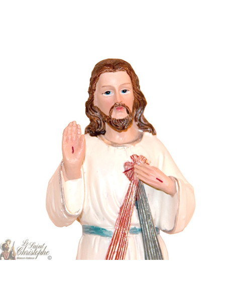 Standbeeld van Barmhartige Jezus Christus - 20 cm