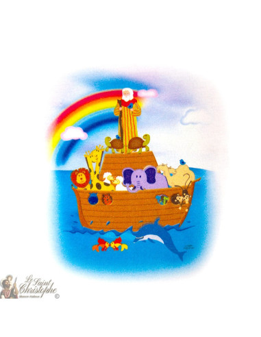 Kinder T-Shirt - Arche Noah weiß