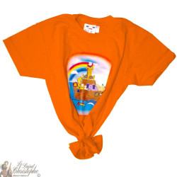 Kinder-T-Shirt - Noah's ark oranje