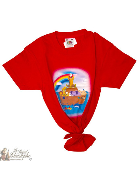 Camiseta para niños - El arca de Noé rojo