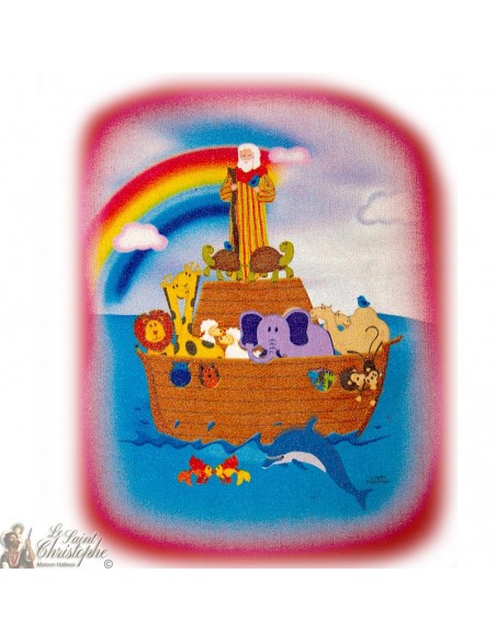 Kinder-T-Shirt - Noah's ark rood