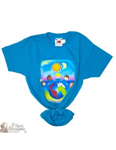 T-Shirt enfant - Monde bleu